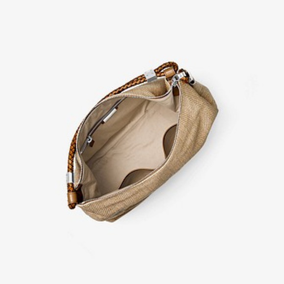 Michael Kors Skorpios Woven Shoulder Bag - Picture 7 of 8